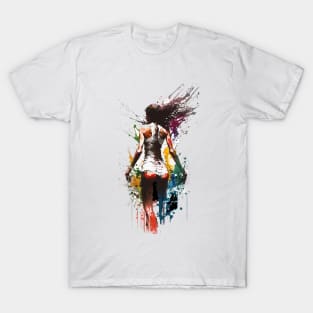 Exploited 3, expressive paint splatter, streetstyle T-Shirt